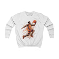 Kids Basketball Sweatshirt – Dunking Player Graphic Crewneck